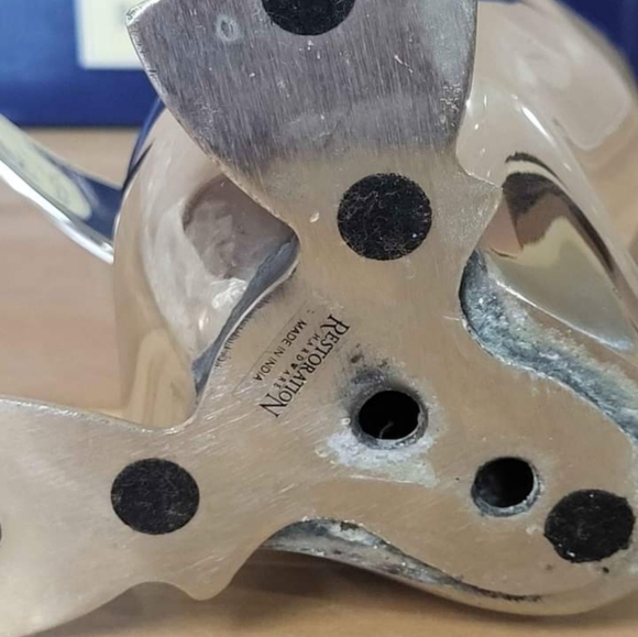 Restoration Hardware Penguin Butler Dish Nickel Plate NOS - Picture 8 of 9